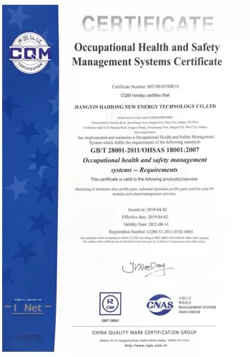 OHSAS 18001